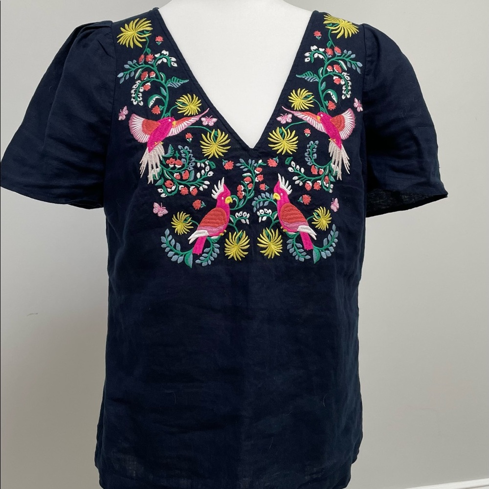 Boden Embroidered Top